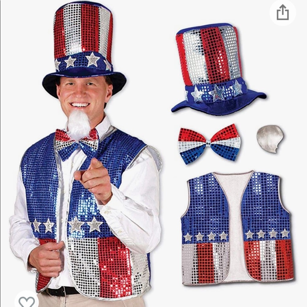 ⭐️Uncle Sam Costume Set!⭐️